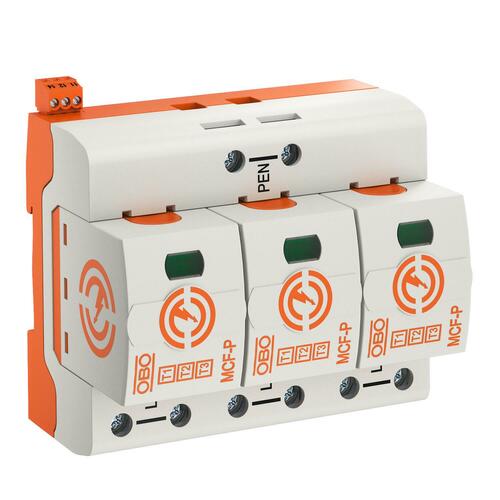 OBO Bettermann Vertr Blitzstromableiter steckbar 3-polig MCF-P-3+FS