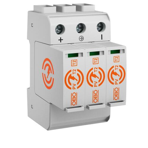 OBO Bettermann Vertr PV SurgeController dreipolig PV-T2-1500