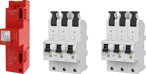 DEHN SET 2 DSH ZP B2 LSG TT + 2X DSHU 3P 35 909656