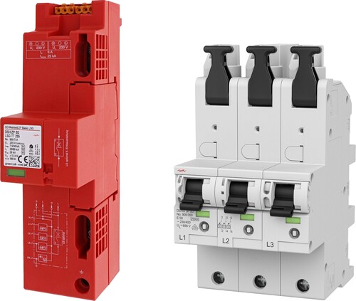 DEHN SET 3 DSH ZP B2 LSG TT + 1X DSHU 3P 50 909657