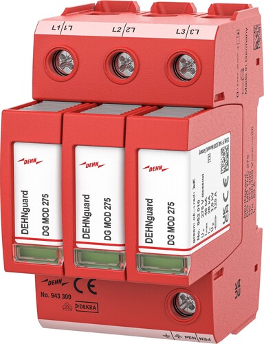 DEHN Überspannungsableiter Typ 2+3 DEHNguard MD DG MD TNC 275 DEHN Überspannungsableiter Typ 2+3 DEHNguard MD DG MD TNC 275