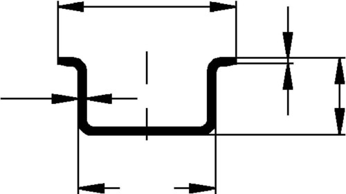 Niedax Tragschiene 2934/2 SO