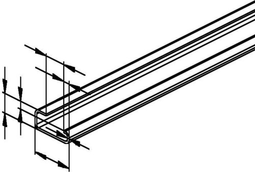 Niedax Tragschiene 2932/2 SO