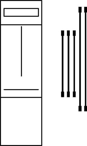 Hager Abgangskabelbaum 10qmm,4-polig,Gabel Y88C