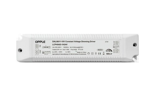 Opple Lighting LED-Betriebsgerät 24V 40W-DALI/10V/PWM LEDDriv#820002006100