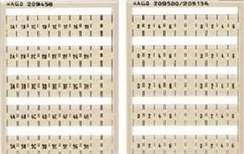 WAGO GmbH & Co. KG WSB-Bezeichnungssystem W:0,2,4,6/1,3,5,7 209-500/209-134 WAGO GmbH & Co. KG WSB-Bezeichnungssystem W:0,2,4,6/1,3,5,7 209-500/209-134