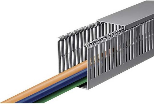 HellermannTyton Verdrahtungskanal 40x40mm, 2m PVC HTWD-PN-40X40