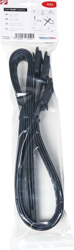 HellermannTyton Kabelbinder 880x28mm, schwarz SOFTFIXXXLTPUBK3 VE3