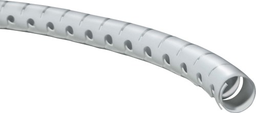 HellermannTyton Schlauch inkl. Werkzeug Spirale, grau HWPP30 PP GY 25