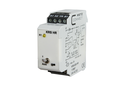 Metz Connect Schnittstellenmodul 1W KRS-E08 HR 24ACDC