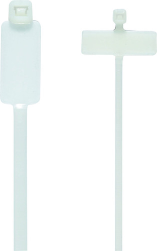 Cimco Werkzeuge Kabelbinder m.Beschriftfl. 2,5x100/25x8,naturf. 181420