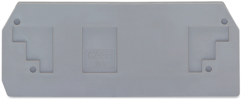 WAGO GmbH & Co. KG Abschlußplatte grau,2L. 283-325 WAGO GmbH & Co. KG Abschlußplatte grau,2L. 283-325