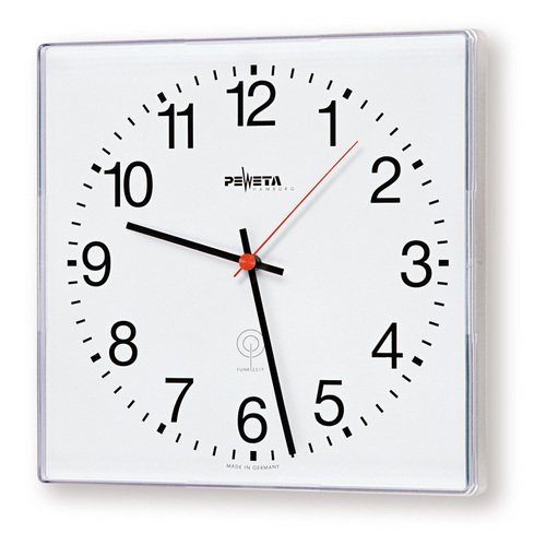 Peweta Funkuhr innen,230V,275x275mm 52.280.211 Peweta Funkuhr innen,230V,275x275mm 52.280.211