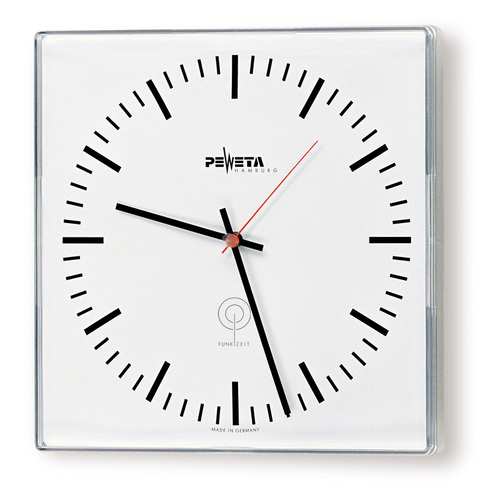 Peweta Funkuhr innen,230V,325x325mm 52.280.331 Peweta Funkuhr innen,230V,325x325mm 52.280.331
