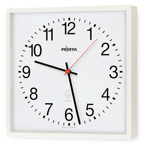 Peweta Funkuhr innen,230V,425x425mm 52.281.411 Peweta Funkuhr innen,230V,425x425mm 52.281.411