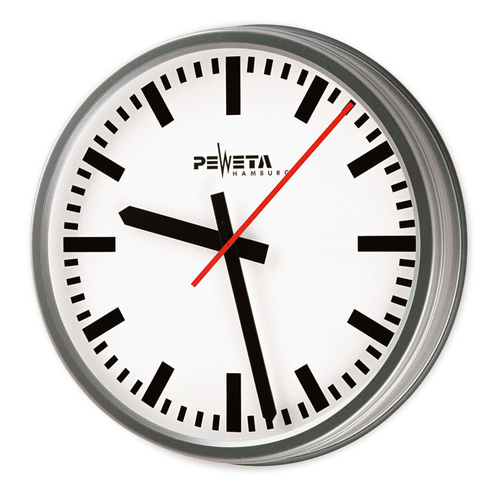 Peweta Außenuhr als Nebenuhr 12/24V,Min,Se-Impuls 72.730.521