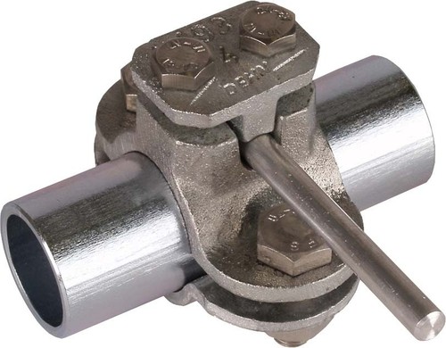DEHN Erdungsrohrschelle D 48,3mm TG/tZn ERS48AS4.10TGSTTZN