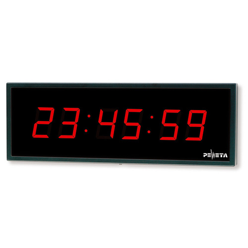 Peweta LED-Digitaluhr 6-stel,Std/Min/Sek 81.511.553