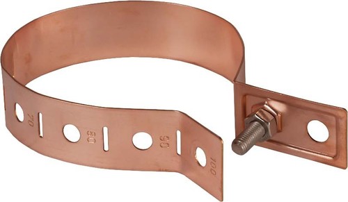 DEHN Regenrohrschelle 60-150mm Cu RRSV60150B105CU