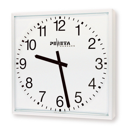 Peweta Außenuhr quadrat. 442x442mm 81.760.421-48