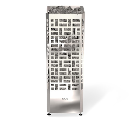 EOS Saunaofen inkl.Steine 4x947390 Edge chr 7,5kW