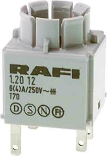 Rafi Kontaktelement 1Ö+1S, Taster 1.20.122.031/0000