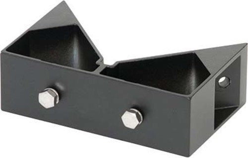 Meyer+Sohn Eckbefestigung A weiß aluminium 1250197960