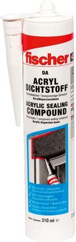 Fischer Deutschl. Acryldichtstoff grau DA GR