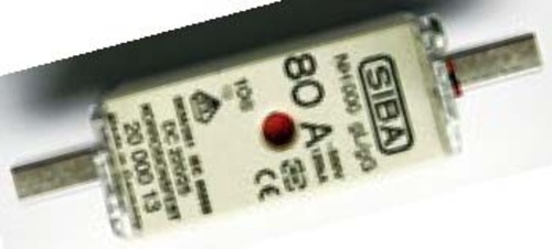 Siba NH-Sicherungseinsatz 63A NH000,gg/gl,500V 2000013.63