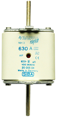 Siba NH-Sicherungseinsatz 500A NH3/2 aR 500V 2000504.500