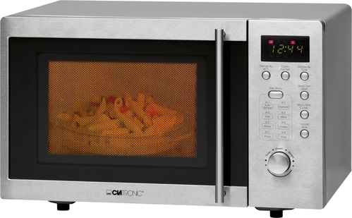 CLATRONIC UB-Mikrowelle m.Grill 20L 800/1000W CTC MWG 778 U inox