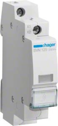 Hager LED-Leuchtmelder klar,230VAC SVN125 Hager LED-Leuchtmelder klar,230VAC SVN125