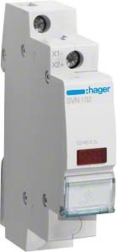 Hager LED-Leuchtmelder rot,12V SVN132