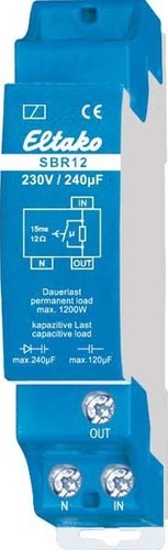 Eltako Strombegrenzungsrelais 1 Schließer 16A/250V SBR12-230V/240µF