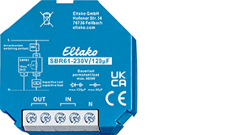 Eltako Strombegrenzungsrelais 1 Schließer 10A/250V SBR61-230V/120µF