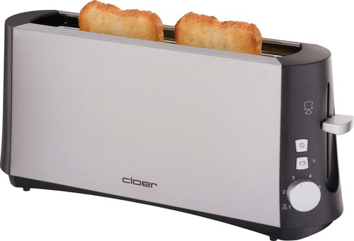 Cloer Langschlitztoaster 2 Scheiben 3810 eds