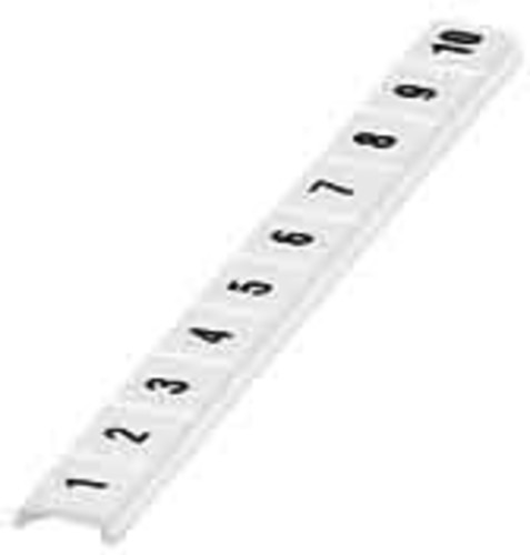 Phoenix Contact Zackband B=8mm 1-10 längs weiß ZBF 8,lgs:1-10