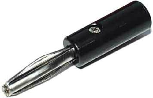 E+P Elektrik Bananenstecker schwarz BS1LoseS