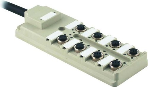 Weidmüller Sensor-Aktor-Verteiler m.Sammelleitung,IP68 SAI-8-F 5P PUR 15M