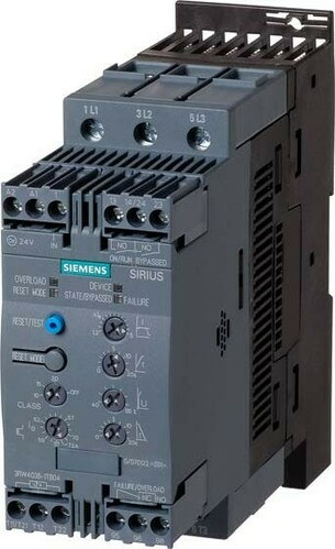 Siemens Dig.Industr. Sanftstarter Sirius 37kW/400V,24V 3RW4038-1TB04
