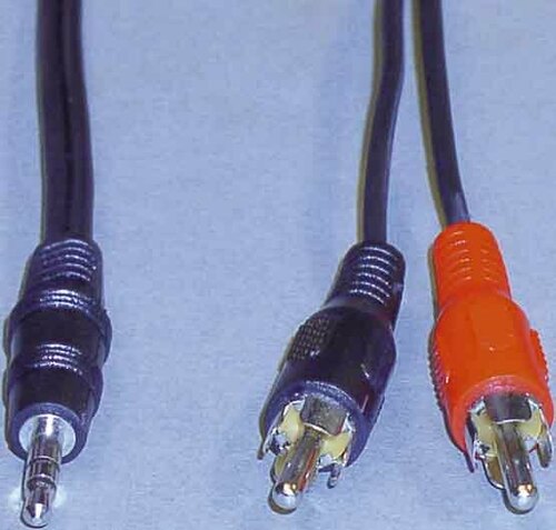 E+P Elektrik Stereo-Adapterkabel 5m B113/5Lose