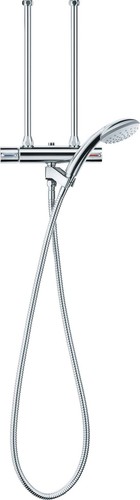 Stiebel Eltron Zweigriff-Duschwandarmatur Chrom-Oberfläche WDM