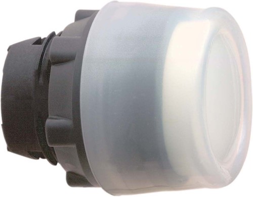 Schneider Electric Frontelement Drucktaster o. Rast., weiß ZB5APA1