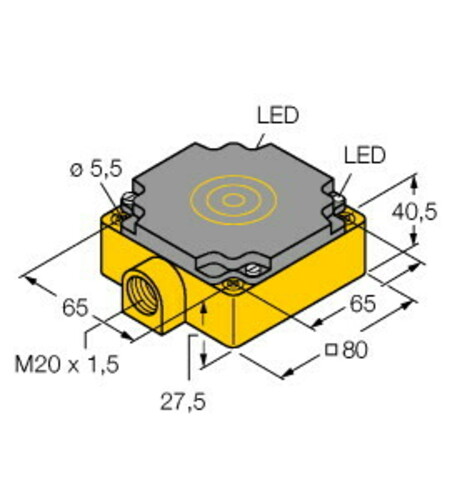 Turck Sensor induktiv NI40-CP80-VP4X2