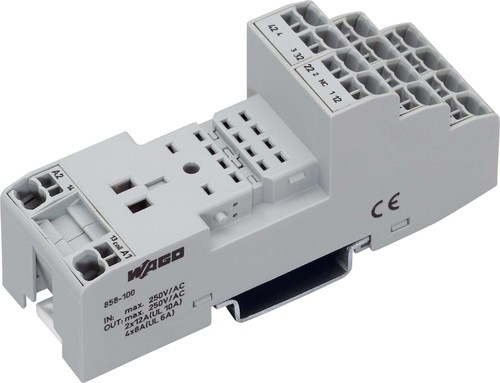 WAGO GmbH & Co. KG Relaissockel für 2 und 4 Wechsler 858-100