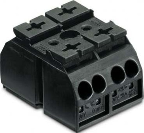 WAGO GmbH & Co. KG 4L-Gerätanschlussklemme 2-polig schwarz 862-552