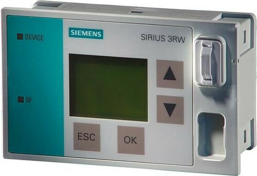 Siemens Dig.Industr. Bed.Sanftstarter Anzeige 3RW4900-0AC00