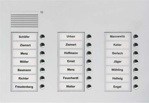 TCS Tür Control Türsprechstelle PUK21/3-EN