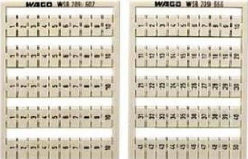 WAGO GmbH & Co. KG WSB-Bezeichnungssystem S: 1-10 (10x) 209-602