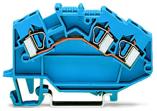 WAGO GmbH & Co. KG Durchgangsklemme 0,08-4mmq blau 781-651 WAGO GmbH & Co. KG Durchgangsklemme 0,08-4mmq blau 781-651
